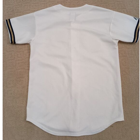 Majestic MLB Milwaukee Brewers Jersey Mens XL White Blank Short Sleeve - Picture 2 of 8
